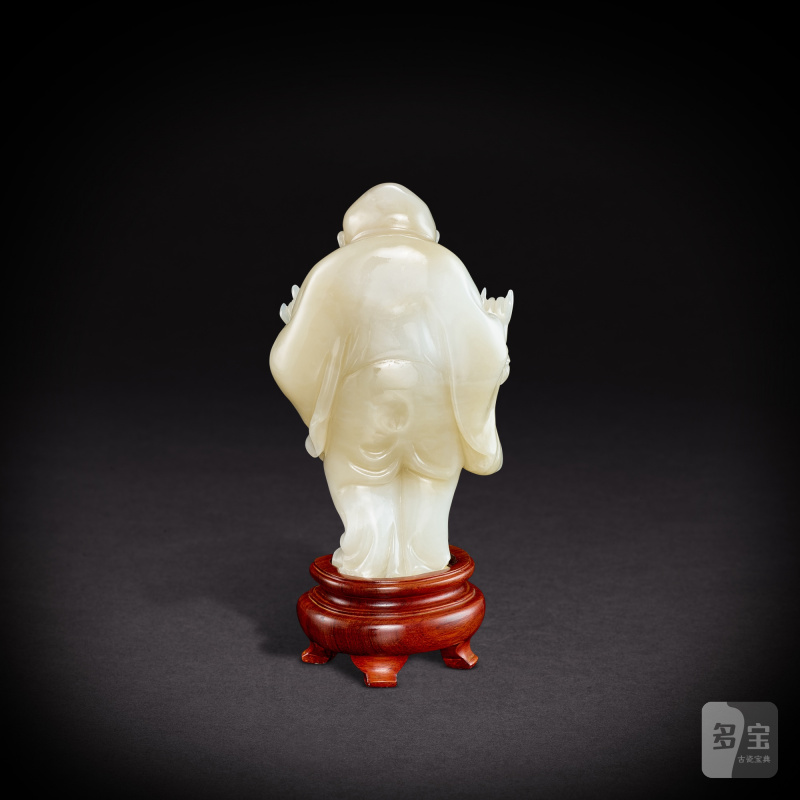 A set of eighteen jade Luohan figures, 20th century | 二十世紀 玉雕十八羅漢一套 - 图32